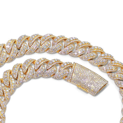 GD 22MM Cuban Link Chain Necklace