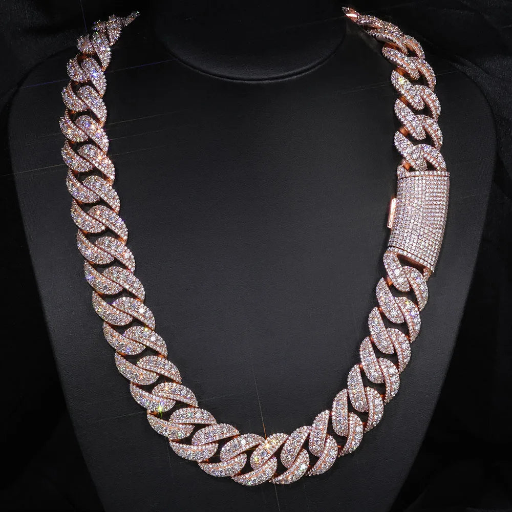 GD 22MM Cuban Link Chain Necklace