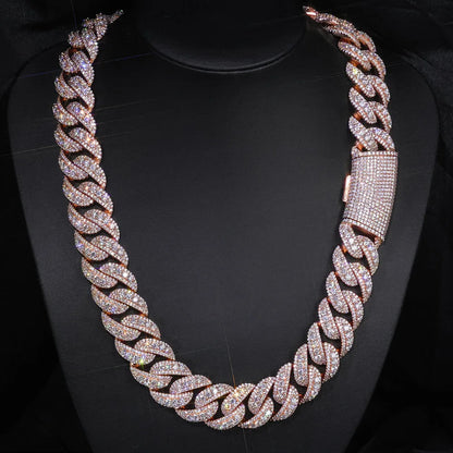 GD 22MM Cuban Link Chain Necklace