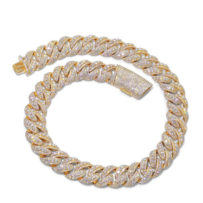 GD 22MM Cuban Link Chain Necklace
