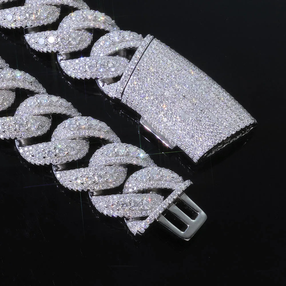 GD 22MM Cuban Link Chain Necklace