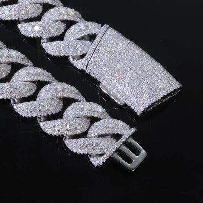 GD 22MM Cuban Link Chain Necklace