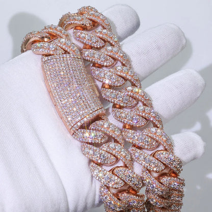 GD 22MM Cuban Link Chain Necklace