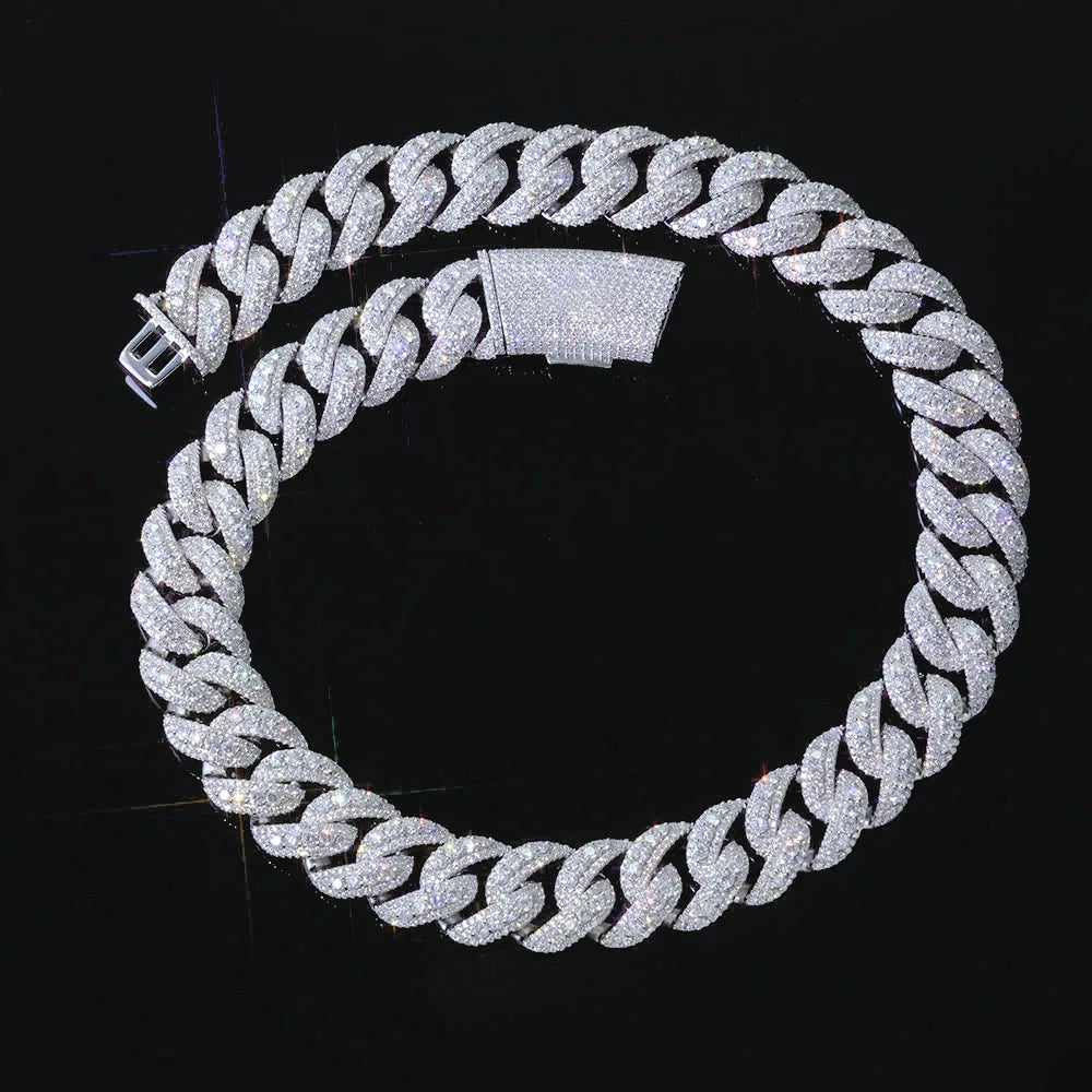 GD 22MM Cuban Link Chain Necklace
