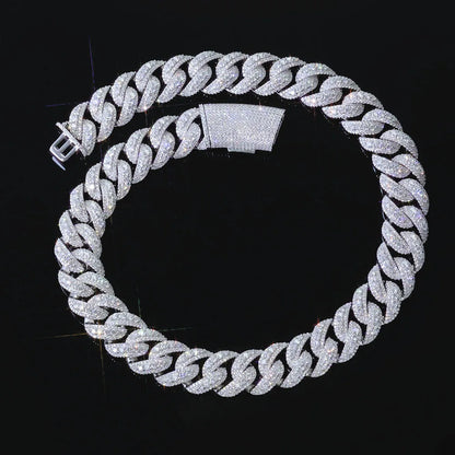 GD 22MM Cuban Link Chain Necklace