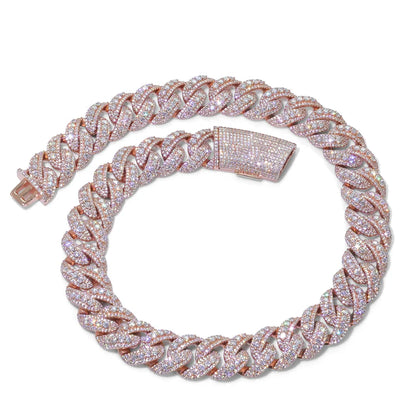GD 22MM Cuban Link Chain Necklace