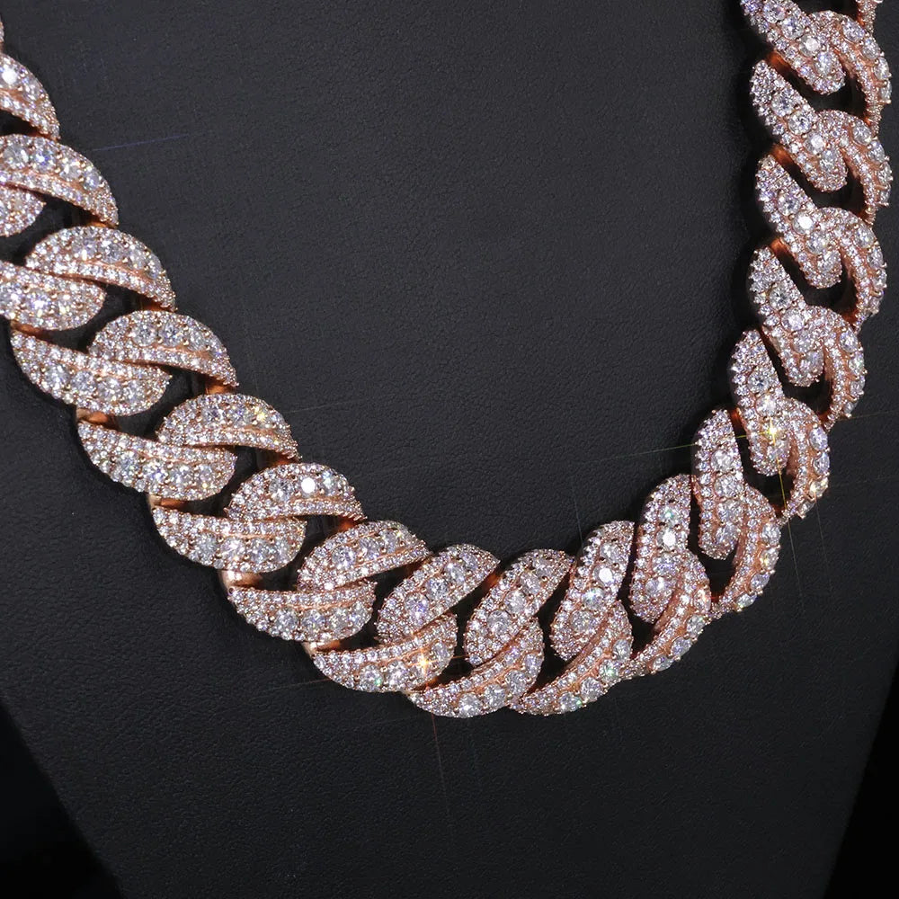GD 22MM Cuban Link Chain Necklace