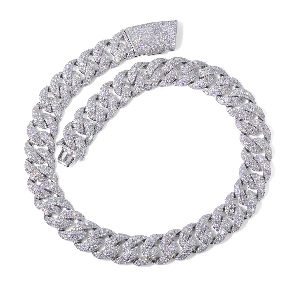 GD 22MM Cuban Link Chain Necklace